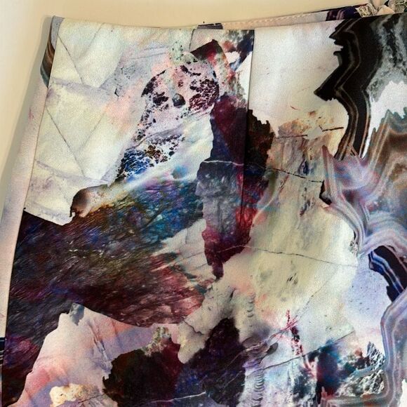 NWT Stylestalker Cats Eye Agate Print Mini Skirt Size Medium - Picture 5 of 9